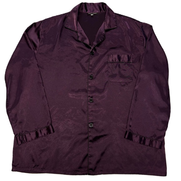 Tony & Candice Womens Satin PJ Set Size XL Long Sleeve Lounge Whimsigoth Purple - Picture 2 of 14